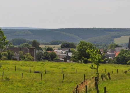Paysage de bocage à Olne