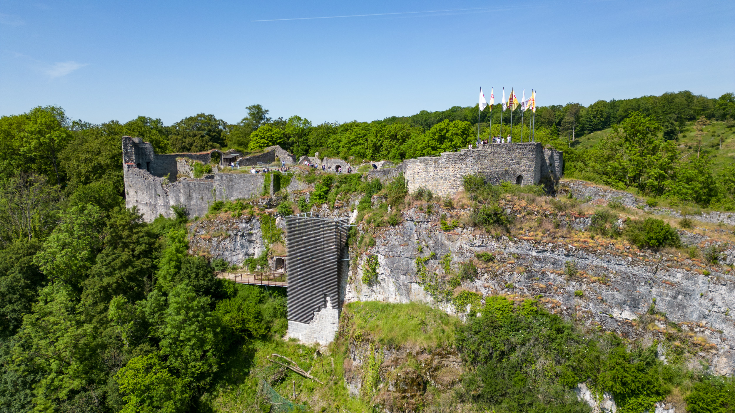 Domaine de Palogne - Chateau fort de Logne a Vieuxville